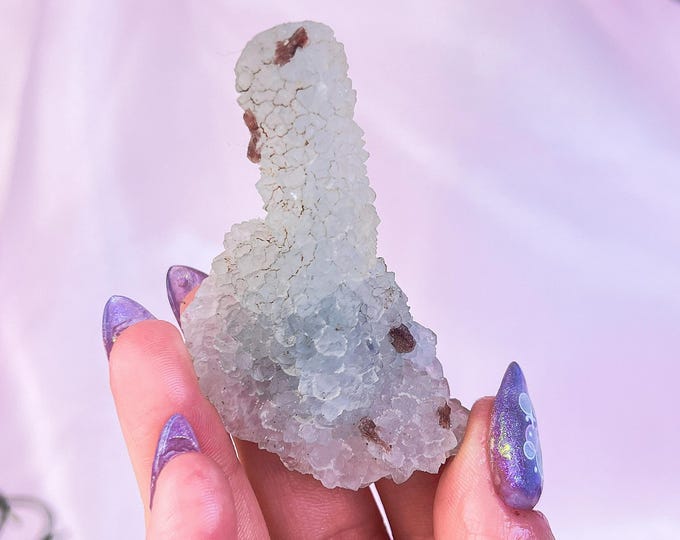 zeolite - raw chalcedony - natural crystal formation / specimen / cluster (9)