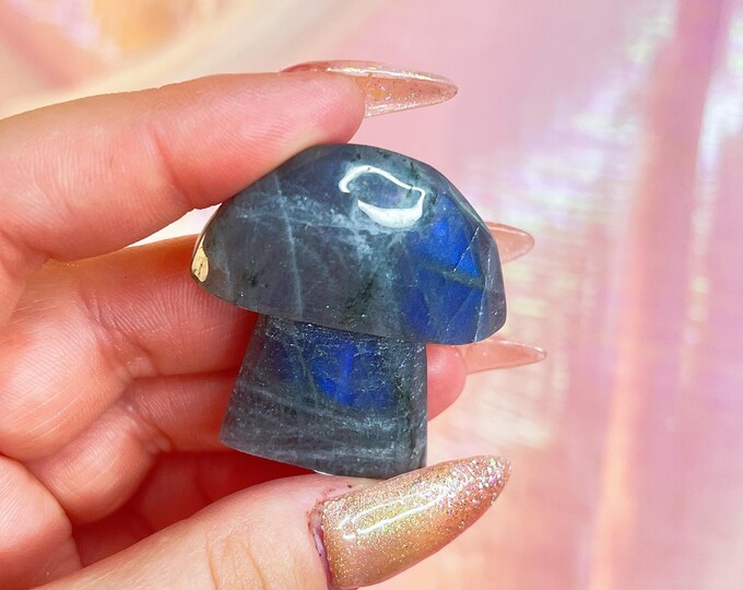 fairy forest labradorite mushie (ff)