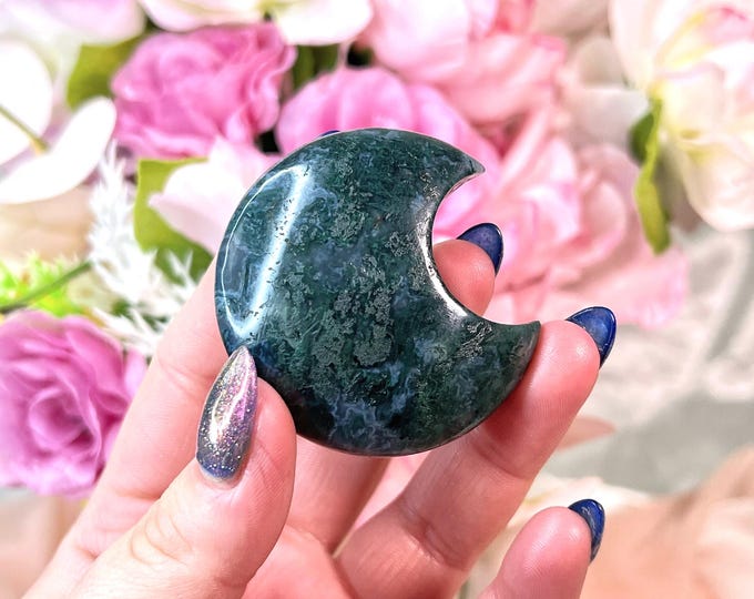 moss agate moon
