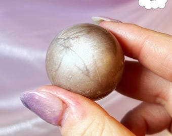 moonstone flash & sunstone glitters sphere