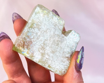 raw zeolite mini slab - natural crystal formation / specimen (10)