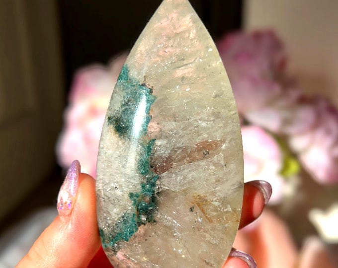 green amethyst agate flame (fl4)