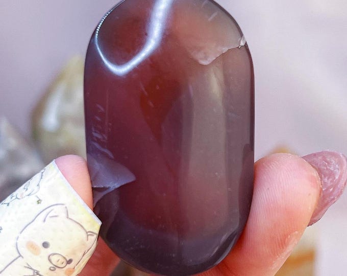 rosey strawberry swazi agate palm