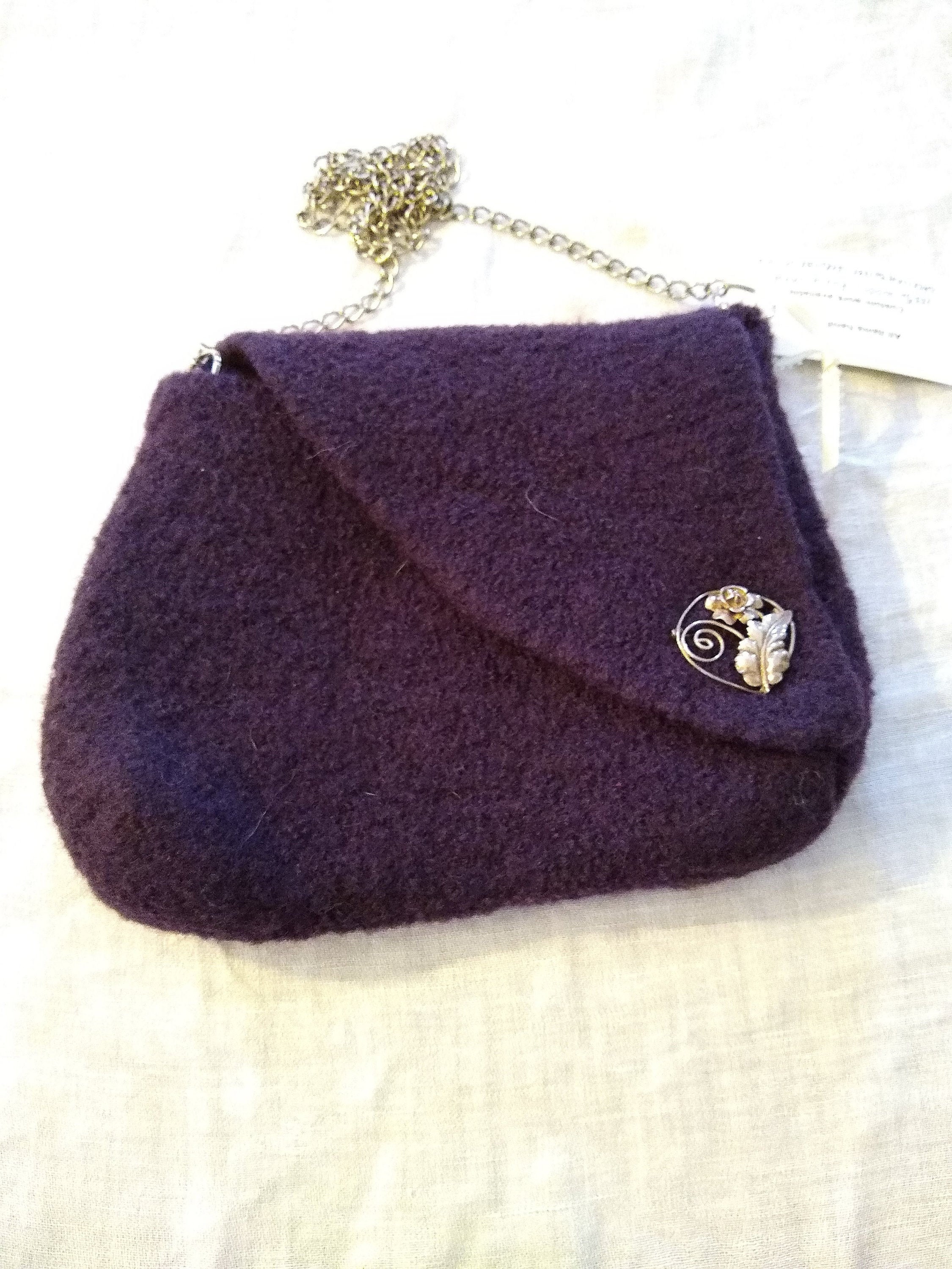deep purple purse