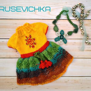 Dress for dogs. Dog dress. Pet supplies. Dog clothes. Kokopelli. Free shipping