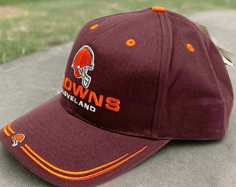 Cleveland Browns Vintage 1999 NFL Adjustable NOS 'Stache' Cap
