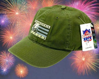 Philadelphia Eagles Vintage 2001 NFL Green "Flag" NOS Cap