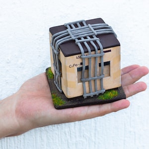 Caja de entrega de equipamiento de Warzone, videojuegos, primera persona, hecho a mano, personalizado, decoración, juegos, en línea, Modern Warfare, multijugador, regalo de juegos