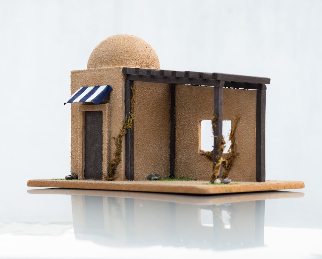 Nativity House of Bethlehem Stable, Nativity Village Set, Christmas