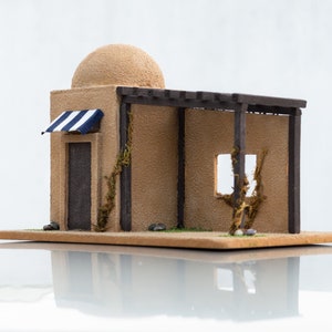 Nativity House of Bethlehem Stable, Nativity Village Set, Christmas, Miniature Nativity, Bethlehem House, Nativity Set, Nativity Town House