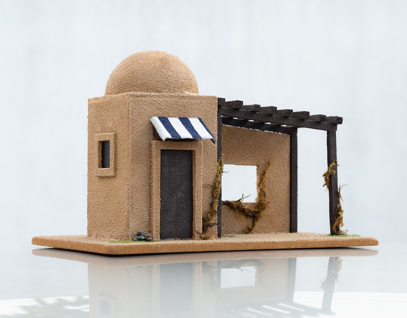 Nativity House of Bethlehem Stable Nativity Village Set Etsy