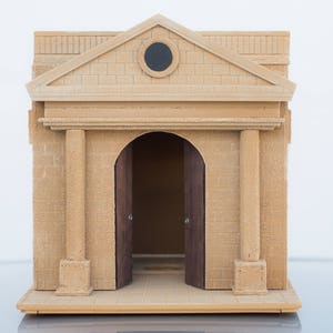 Roman Style Temple - Decoration, Italian Decor, Roman Temple, Gift, Diorama, Greek, Pompeii, Architecture, Model, Maqueta, Ancient Temple