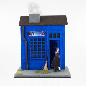 Zaubersprüche und Zaubertränke Fantasy Style Shop, Harry, Bücher, Diorama, Vitrine, Display, Actionfiguren, Potter, Handmade, Zauberer, Hexen, Mystery