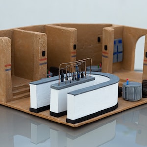 Star Wars Mos Eisley Cantina Diorama, Ficção científica, Colecionável, Figuras de ação, Exibição, Vitrine, Figuras de 3 a 4 polegadas, Espaço, Jedi, Império, Bar
