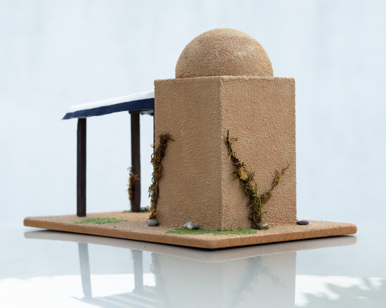 Nativity House of Bethlehem Canopy Nativity Village Set Etsy