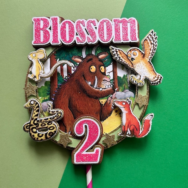 Gruffalo Cake Topper Etsy UK gruffalo-cake-topper-etsy-uk