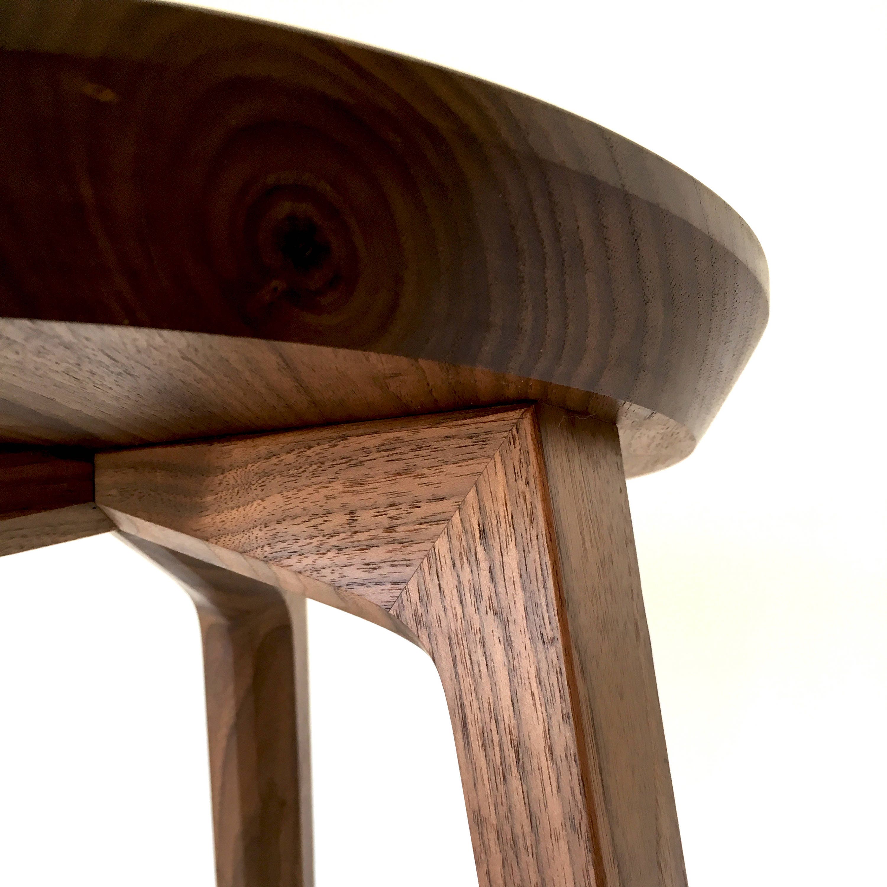 Mid-century modern bespoke contempoary wood american black | Etsy