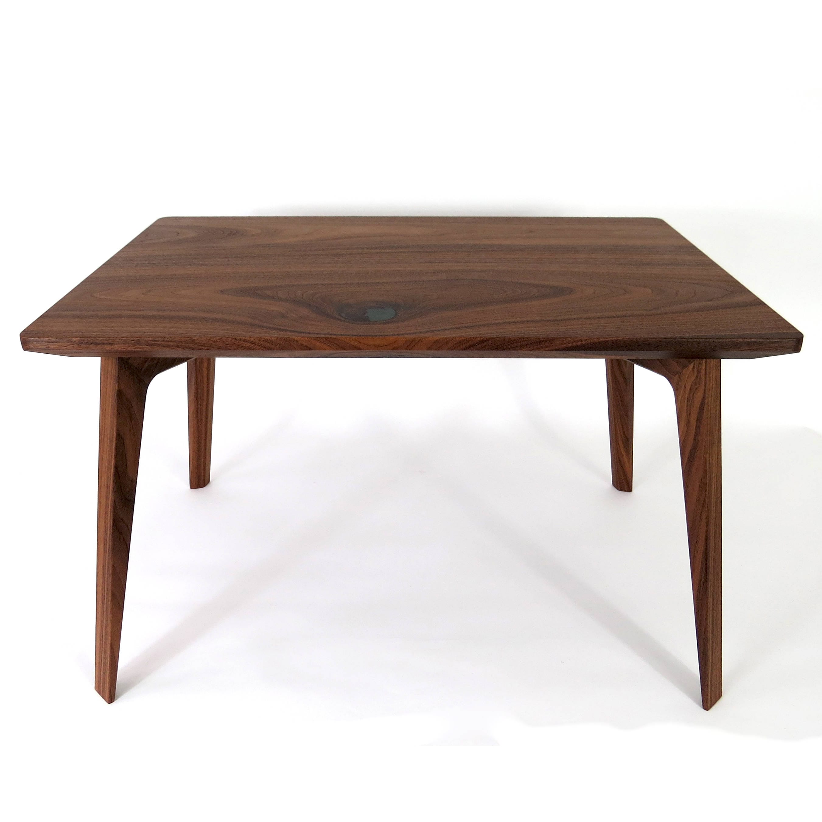 Solid Wood Midcentury Modern Coffee Table American Black Etsy UK