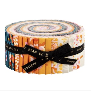 Jelly Roll Bird is the World Kimberly Kight für Ruby Star Society - Quilt, 40 Stoffstreifen 6,35 x 110 cm,