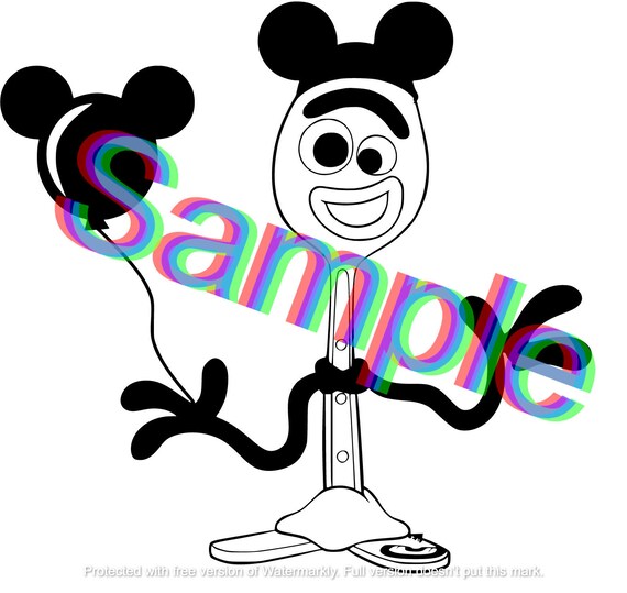 Disney Forky Svg Etsy