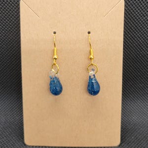 Handmade glass earrings, gift for mom, gift for her