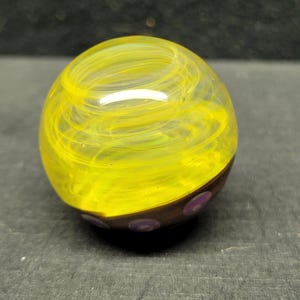 Handmade glass marble, gift for marble lover, collectible marble