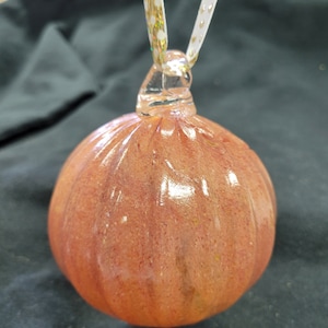 Blown glass ornament, handmade glass ornament, glass globe ornament, christmas gift, glass christmas ornament, unique ornament