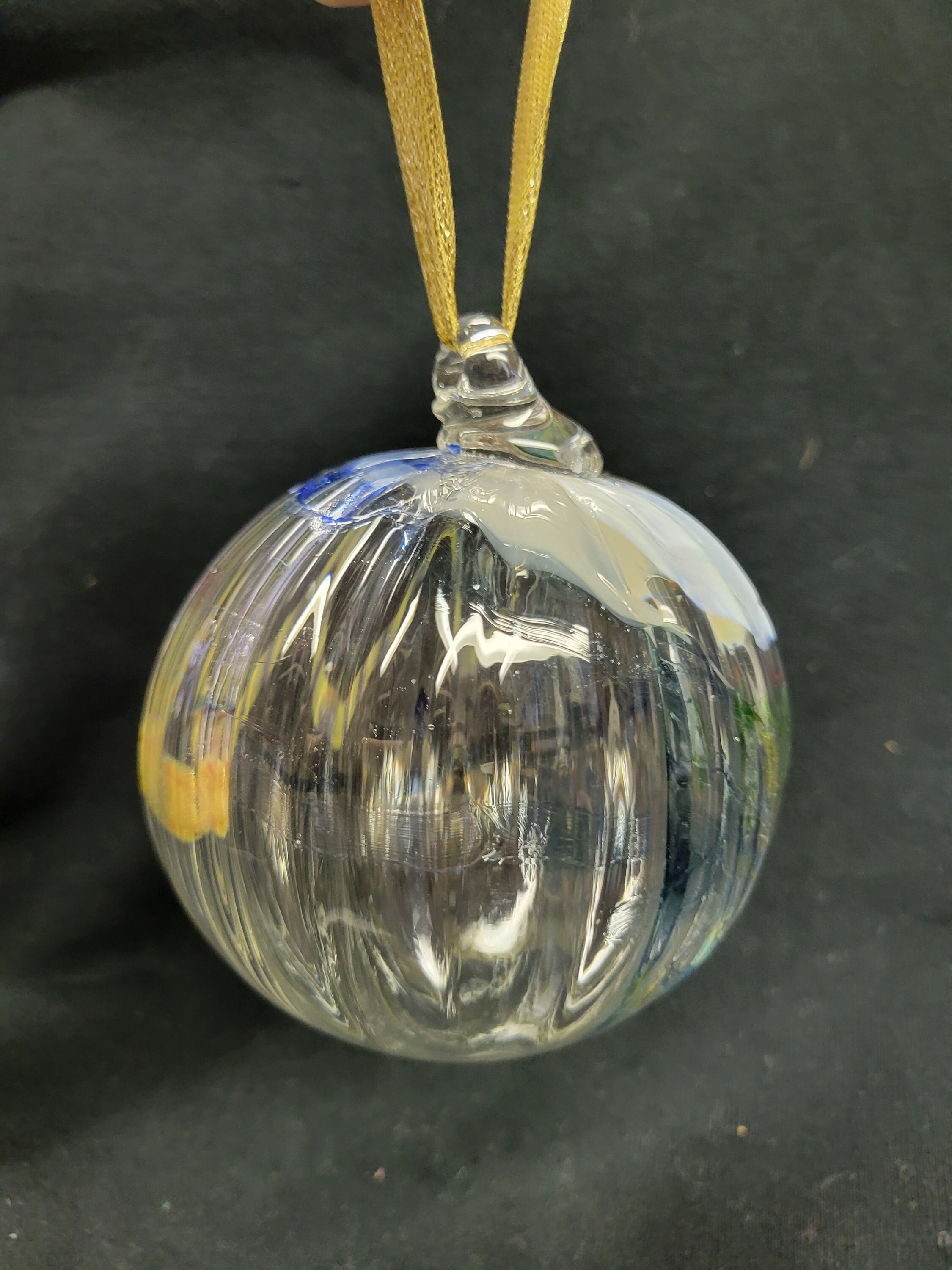 Blown Glass Ornament Handmade Art Glass Ornament Unique Etsy