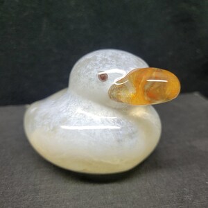 Handmade glass duck, art glass duck sculpture, gift for duck lover, gift for poultry lover