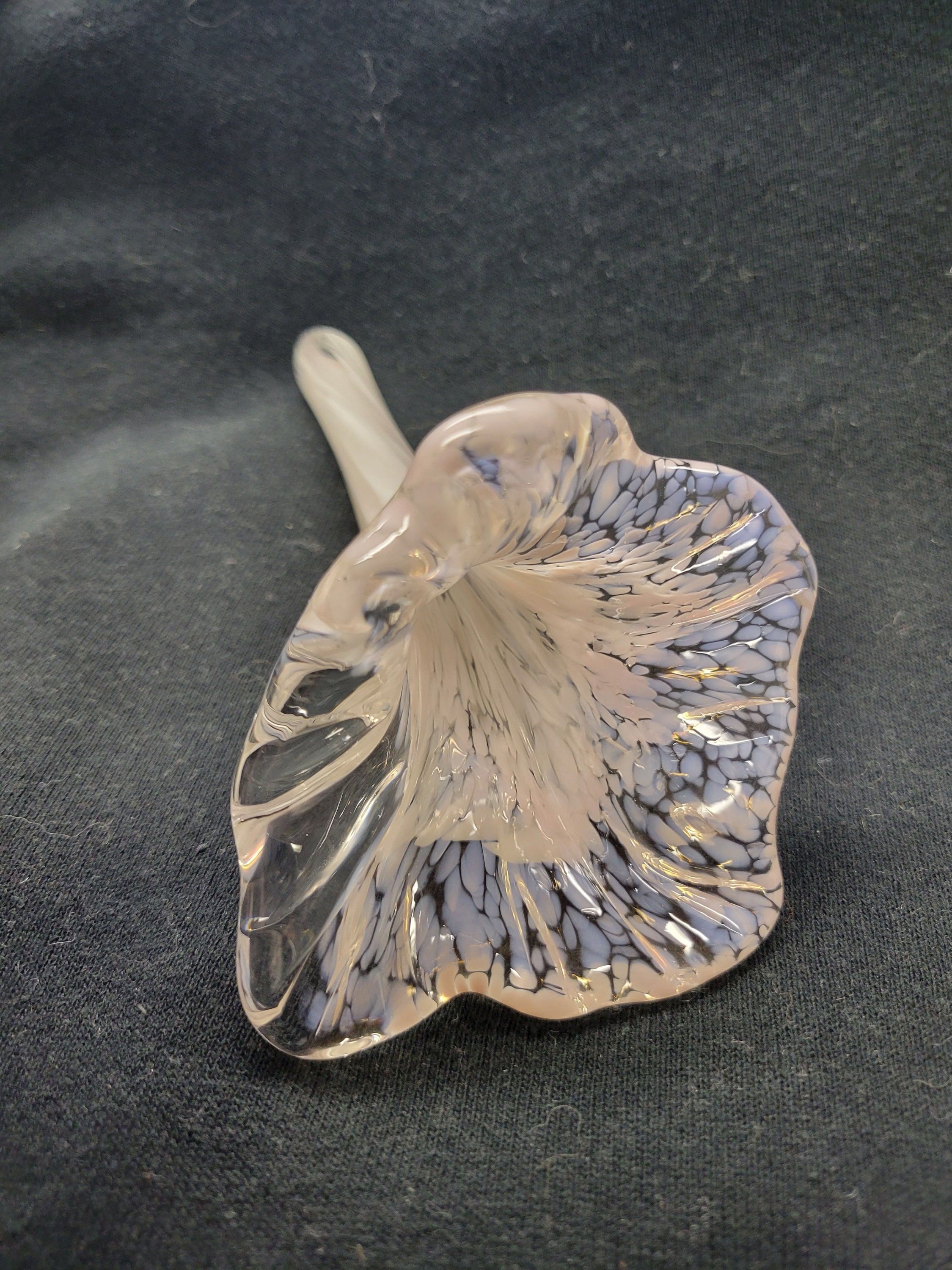 Pink Glass Flower Handmade Glass Flower Unique Glass Flower Etsy