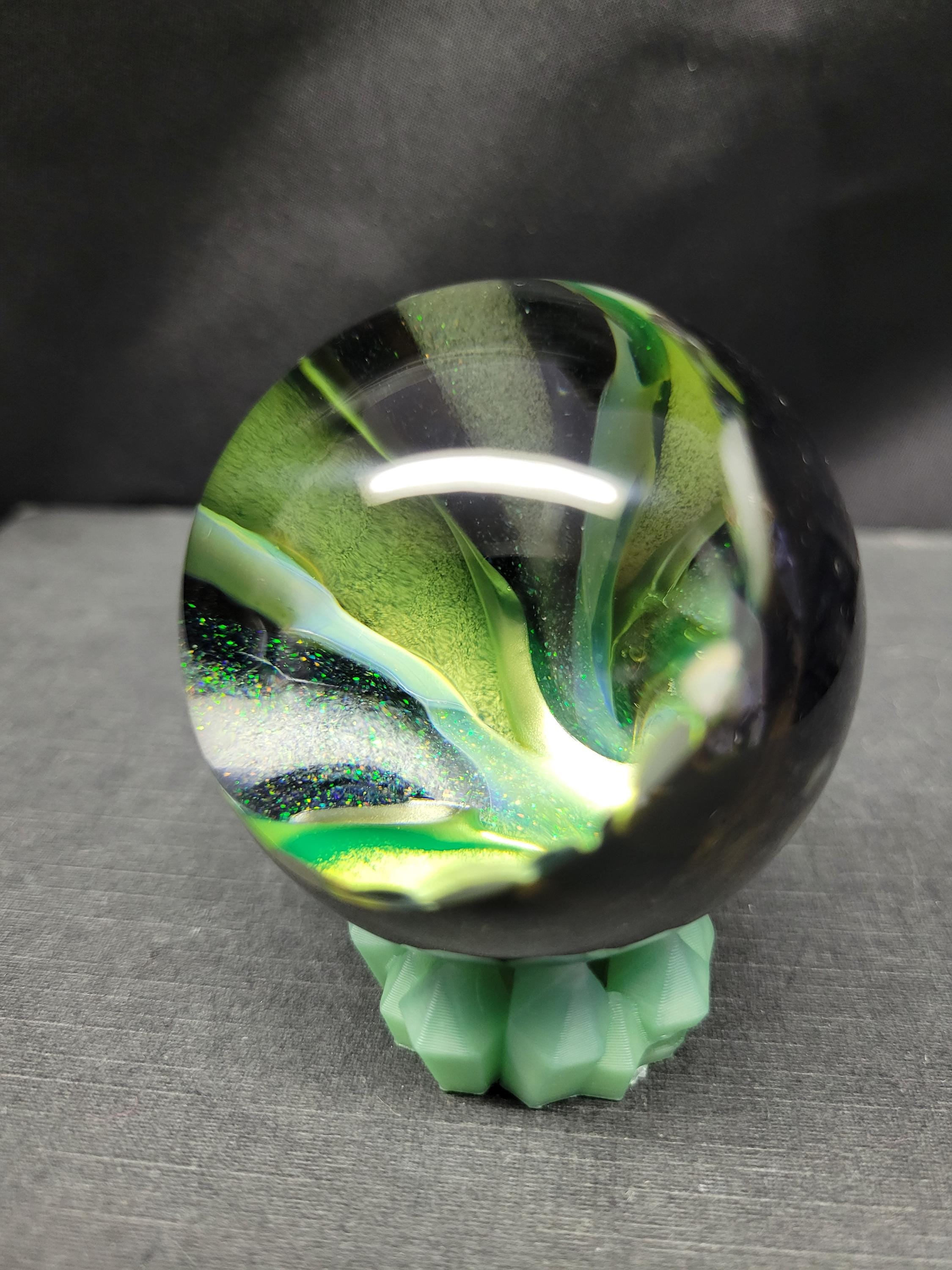 ウランガラス渦巻き大理石 - Etsy 日本