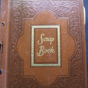 Vintage bruiloft wenskaarten plakboek - meer dan 100 kaarten.