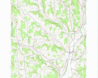 Cincinnatus, New York, Quadrangle Topographical Map (U.S. Geological Survey, 1943 - Photo-Revisited 1974, 1:24000)