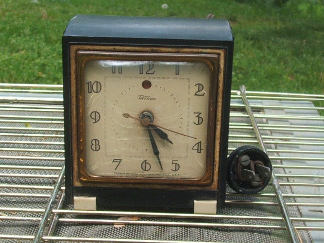 RARE VINTAGE Telechron Clock Bakelite Model 7F65 Etsy
