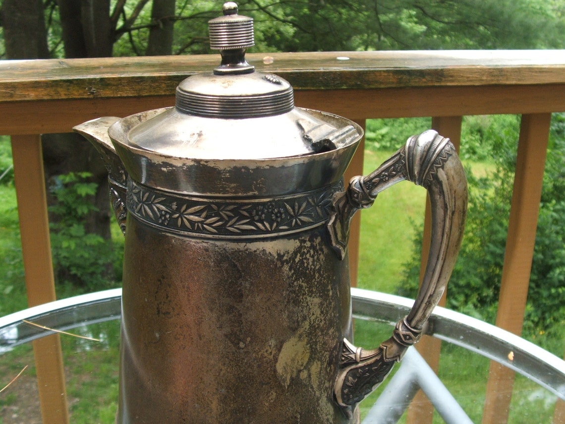 Antique Quadruple Plate Wilcox Silver Plate Co. 387 Water Etsy