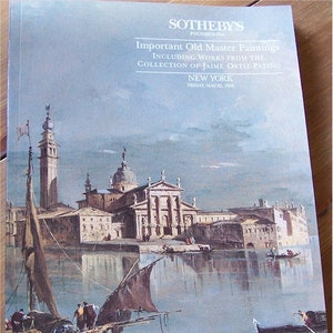Sotheby&#39;s NY 1992 Auction Catalog Important Old Master Paintings