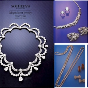 Sotheby&#39;s Magnificent Jewelry 1990 Auction Catalog New York sale