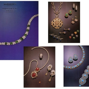 Sotheby's Important Jewelry auction catalog, June 1990 full color