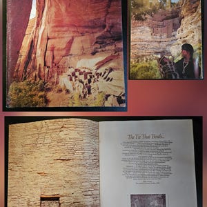 May include: A collection of vintage Arizona Highways magazines and photographs. The magazine cover features a large rock formation with the text "ARIZONA HIGHWAYS". Other images show ancient dwellings and landscapes.
