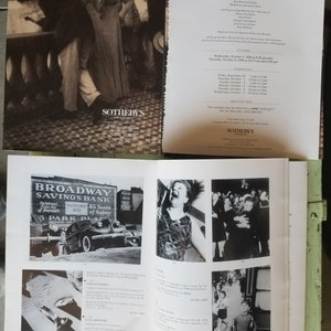 Sotheby&#39;s NY 1994 Photography Auction Catalog Great selection!