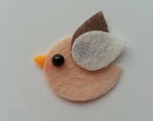Items Similar To Petit Oiseau En Feutrine Dans Les Tons