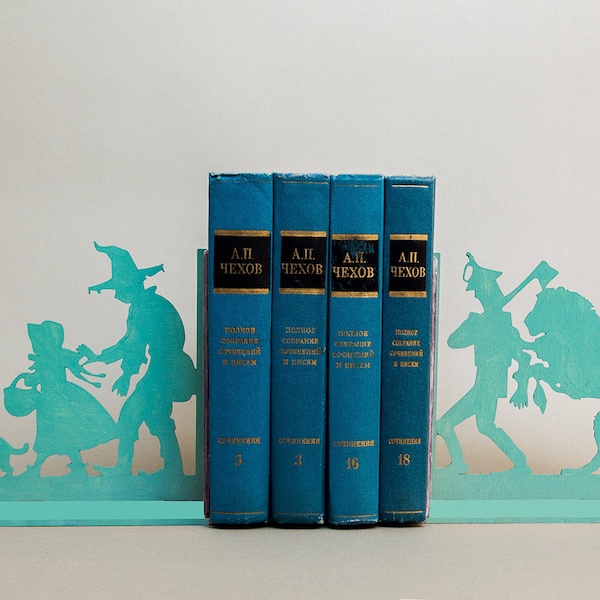 The Wonderful Wizard of Oz bookends. Nursery decor. First birthday gift. Baby present idea
