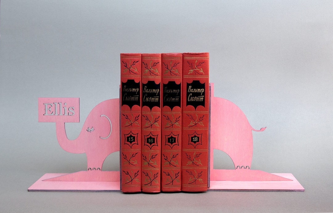Personalized Handmade Bookends. Nursery Decor. First Birthday Etsy