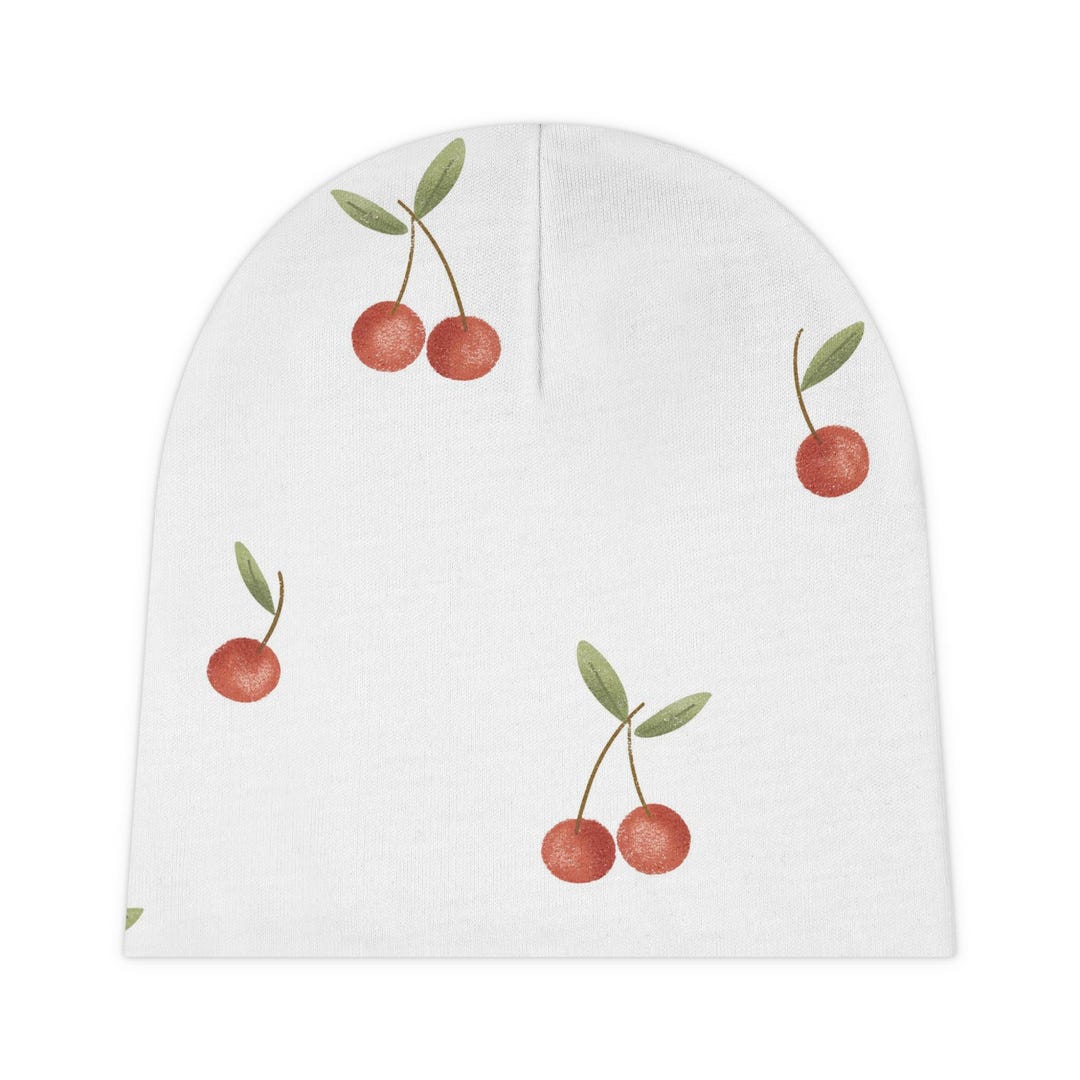 Cherry Bow Beanie