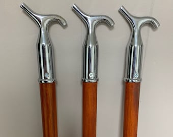 Traditional Hook & Pole For Windows Blinds Attic Loft Velux Window Fanlight Sash Windows Mooring Window Boat Catch Pole MAHOGANY PAINTED