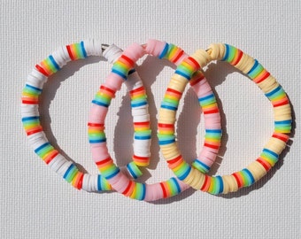 Bracelets perlés d’argile polymère pour enfants