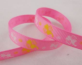 Pink pattern (x 1 meter) 4-leaf clovers