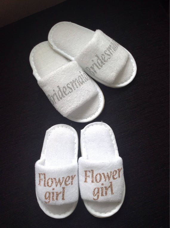 flower girl slippers