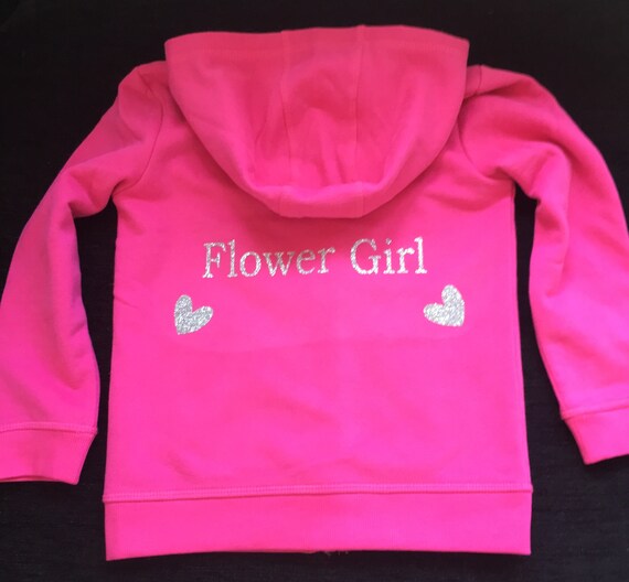 flower girl hoodie