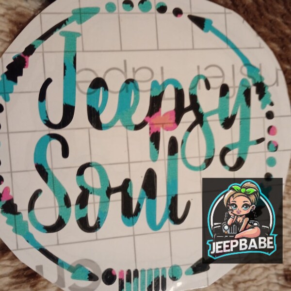 Custom Jeep Stickers "Jeepsy Soul"